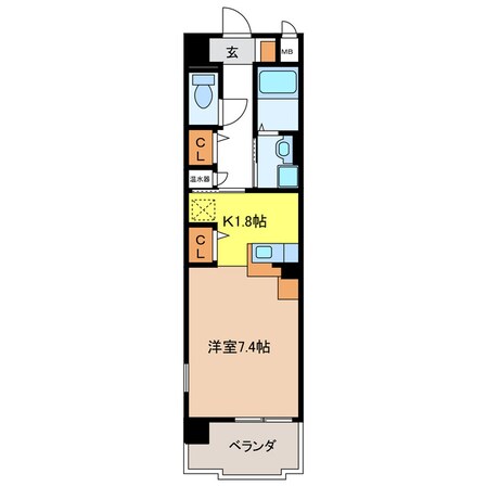 ステュディオ　ジオの物件間取画像